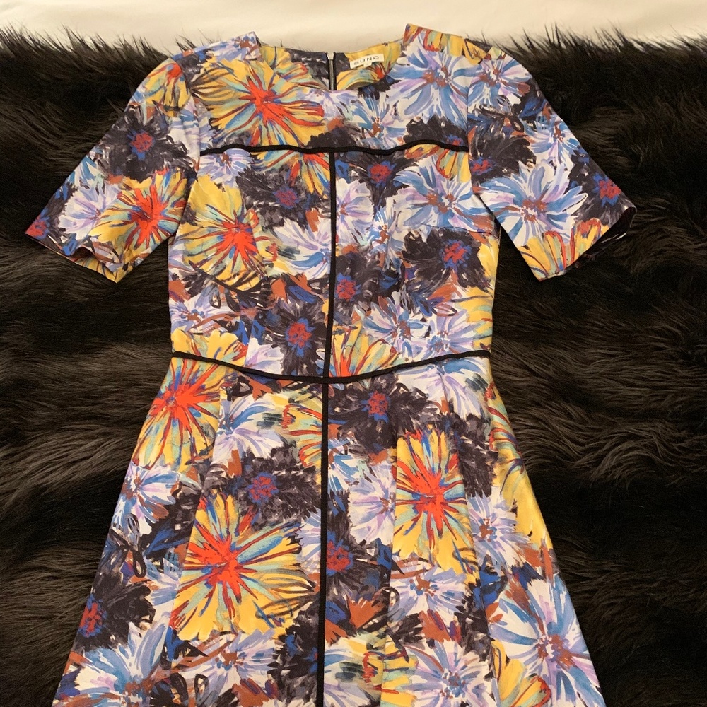 Suno Multicolor Floral Dress